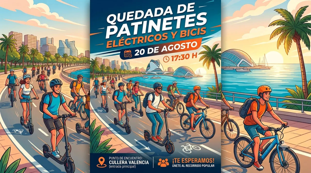 Quedada patinetes eléctricos y bicisdds
