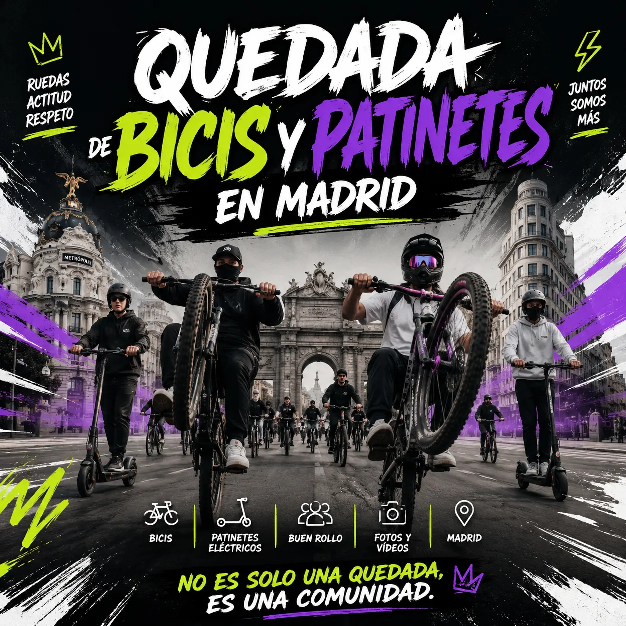 Kdd de bicis y patines